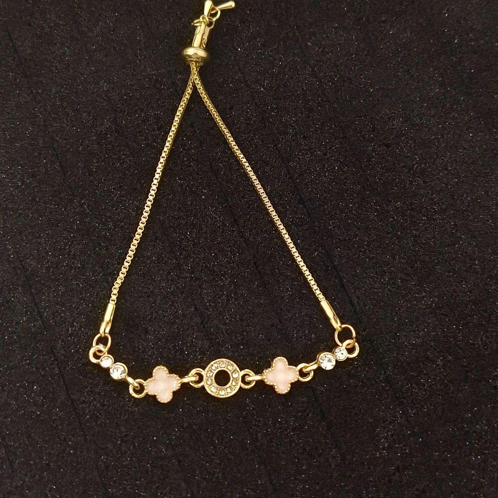 Кристальный браслет из натурального камня Браслет из бусин One Size