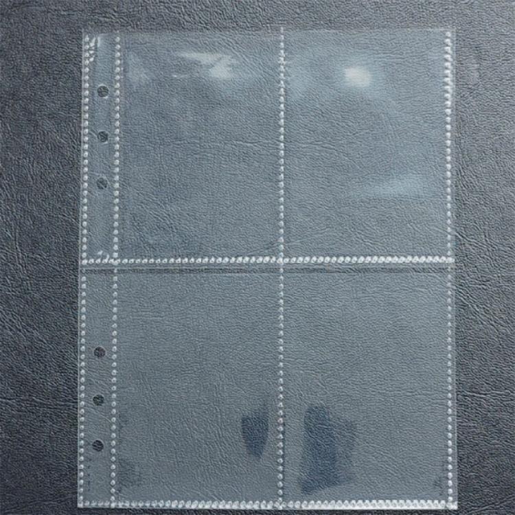 10Sheets Clear Punched Pocket File Sheet Protector Binders Sleeve Punched Pocket