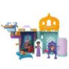Disney Jasmin Stapelgeschichten Puppenhaus-Set Palast von Jasmin mit Mini-Puppe und 2 Tieren, Aladdin, MATTEL