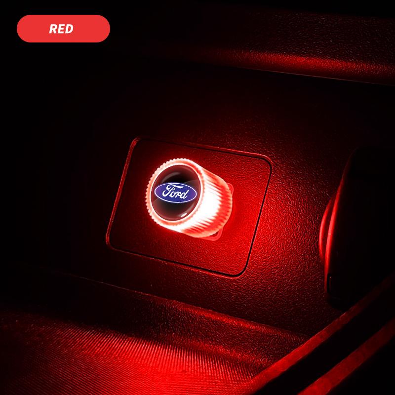 1pcs USB Car Interior LED Car Atmosphere Lighting For Ford Mk2 Mk3 Ranger Mondeo Mk4 S-MAX Kuga Mustang Fusion Car Styling AC8