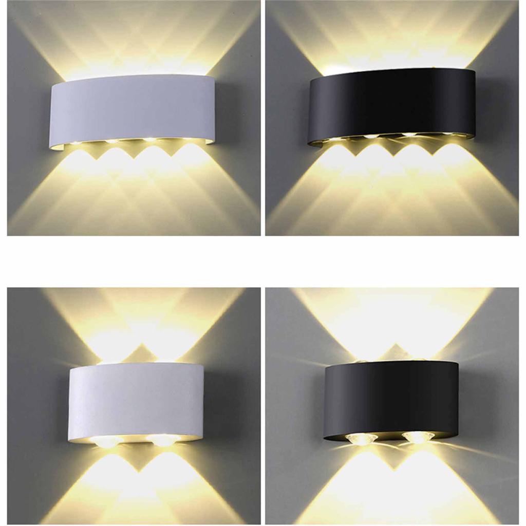 Outdoor Waterproof LED Wall Light 2W 4W 6W 8W 10W 12W Energy Efficient Modern Design for Garden Patio Balcony Porch Lighting