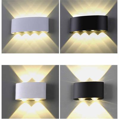 Outdoor Waterproof LED Wall Light 2W 4W 6W 8W 10W 12W Energy Efficient Modern Design for Garden Patio Balcony Porch Lighting