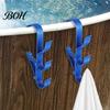 Adjustable Pole Hook for Pool Hanger, Above Ground Storage Hook, Heavy Duty Space Saving Tool Holder Skimmer, Vacuum Cleaning Tools, Fits Round