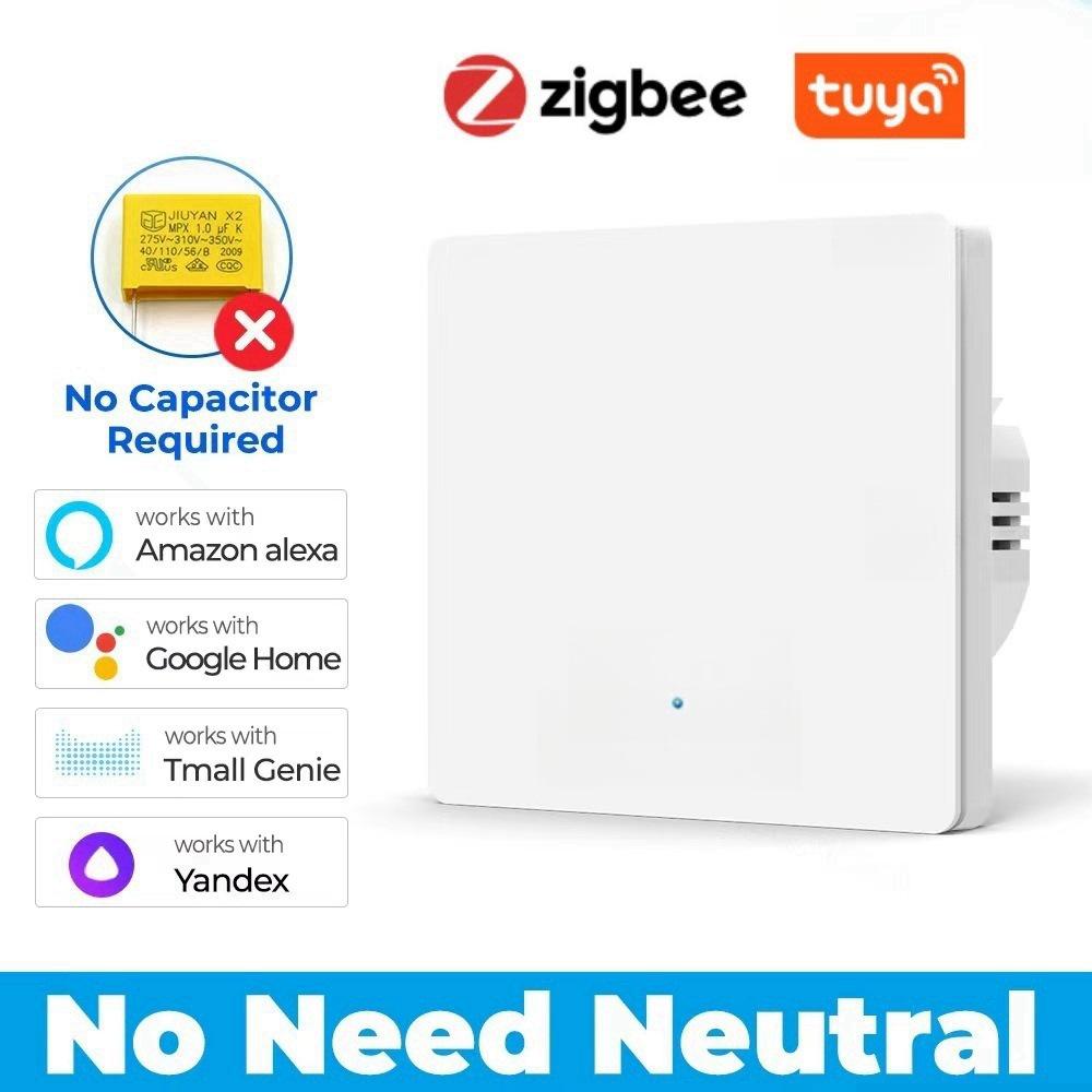 Graffiti ZigBee Smart Switch, EU/UK Standard, Alexa Voice Control-Enabled Wall Switch.
