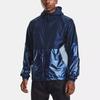 Under Armour UA Recover Legacy Color Block Zip-Up Hooded Running Long Sleeve Jacket Men jackets Blue 1353370-408