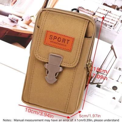 Vertical Waist Bag, Man Belt Pouch Mobile Phone Bags For Men Phone Case Molle Pack, Small Tactical Duty Belt Storage Bag