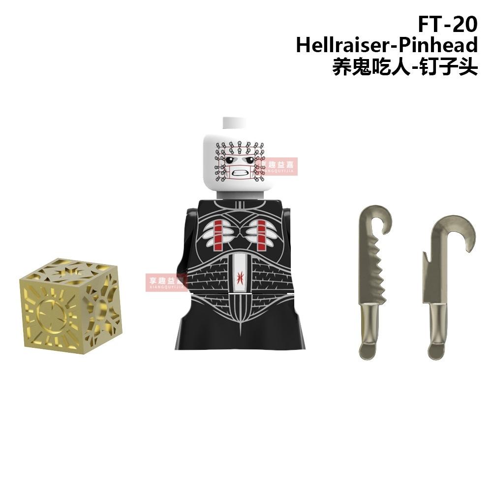 Movie Game Bricks Building Blocks Anime Cartoon Mini Action Figures Heads Assembly Toys Kids Birthday Gifts