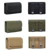 10-Round Tactical Waist Pouch - MOLLE Nylon 12GA .Cal Ammo Shot Bag with 10 Grids EDC Mini Utility Pouch for Outdoor Shooting 5