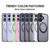 For iPhone 17 Case Compatible with MagSafe TPU + Acrylic Kickstand Phone Cover