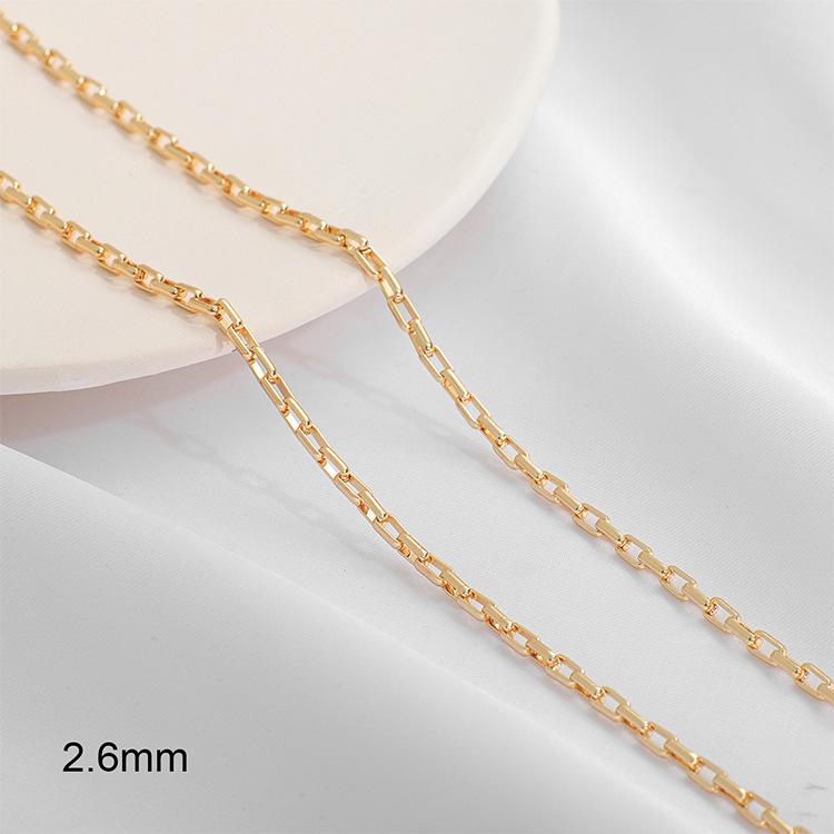 18K Gold-Filled O-Chain Necklace, Bracelet & Earrings Extension - DIY Jewelry Materials