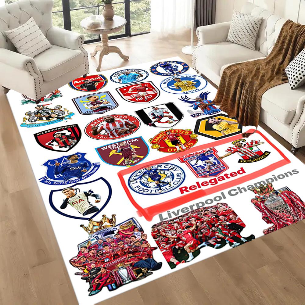 Arsenal Area Rug Perfect for Decorate room Living Rooms Dormitory Study room Anti-slip Rug Decorate Offices Perfect Gift for Women/Men