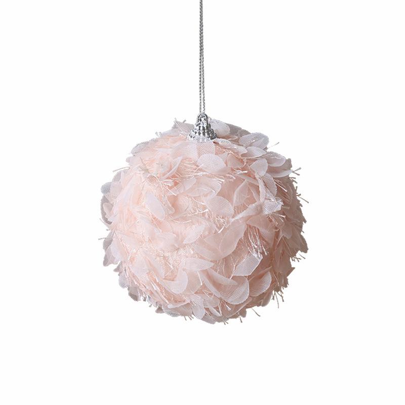 Christmas Decorations, Pink Christmas Balls, Plush Gift Bags, 10cm Foam Balls, Christmas Tree Decorations, Scene Layout Props