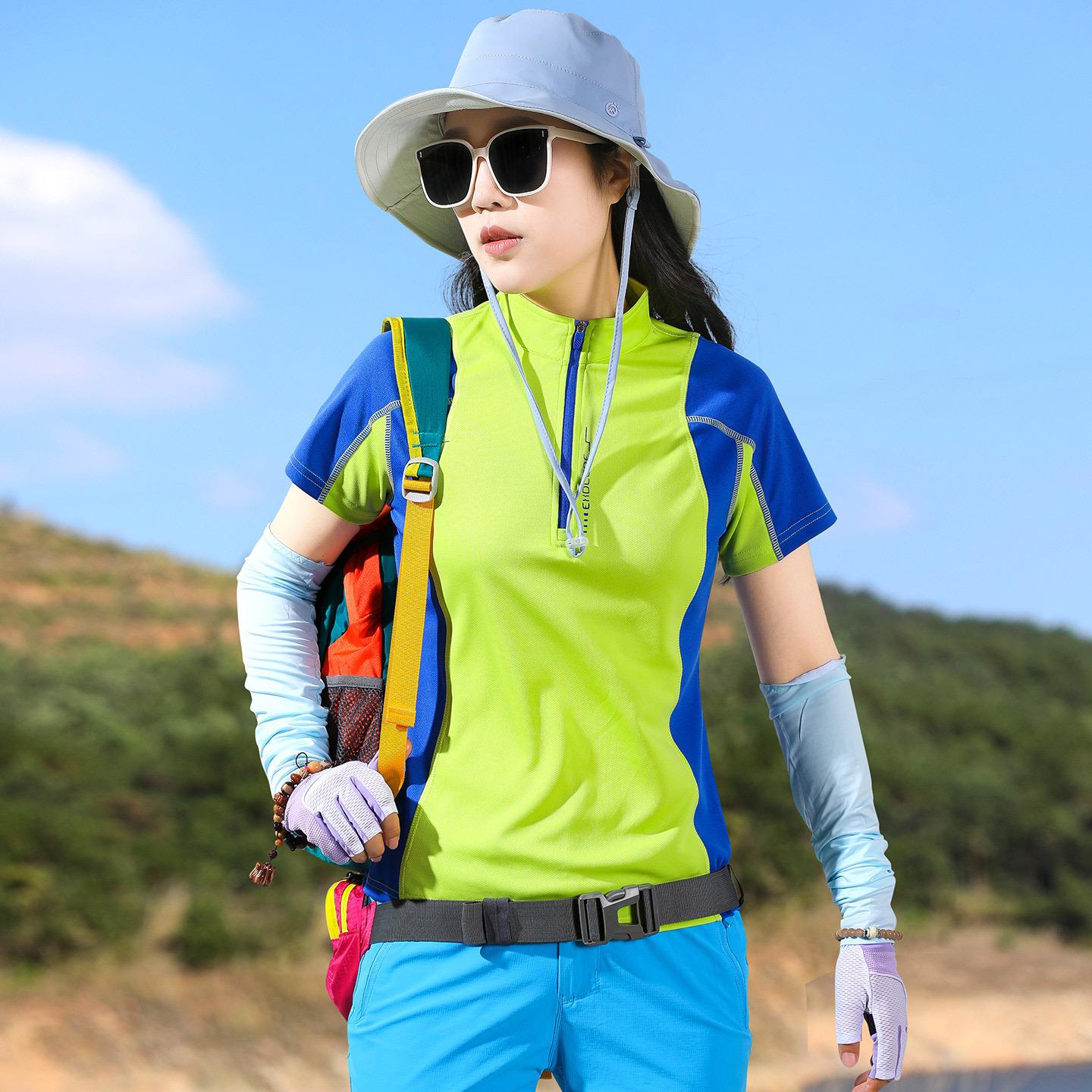 Outdoor quick-drying clothes women s short-sleeved T-shirt women s quick-drying clothes women s slim and thin sports fitness running breathable summer M