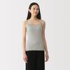 MUJI Smooth Rib Bra Camisole FCA57A6S Size S Women's Gray,