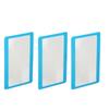 20PCS Magnifying Glass Card Portable Clear Lens Blue Frame Credit Card Size Magnifier for Stamp