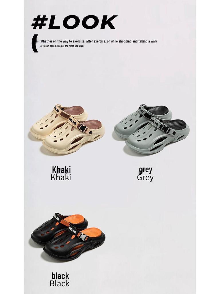Men's High-End Non-Slip Outdoor Sandals with Thick Sole