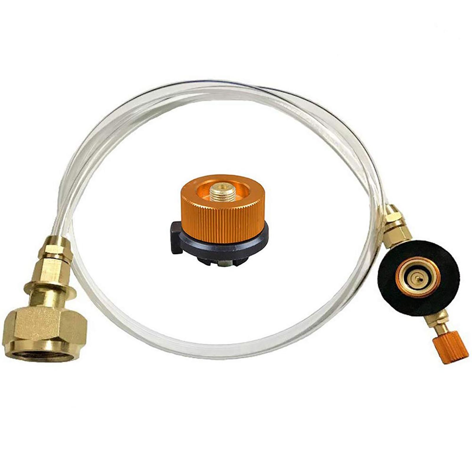 Propane Adapter Adapter Replacement Hose Connection Outdoor Stove Propane Bottle Adapter One Size