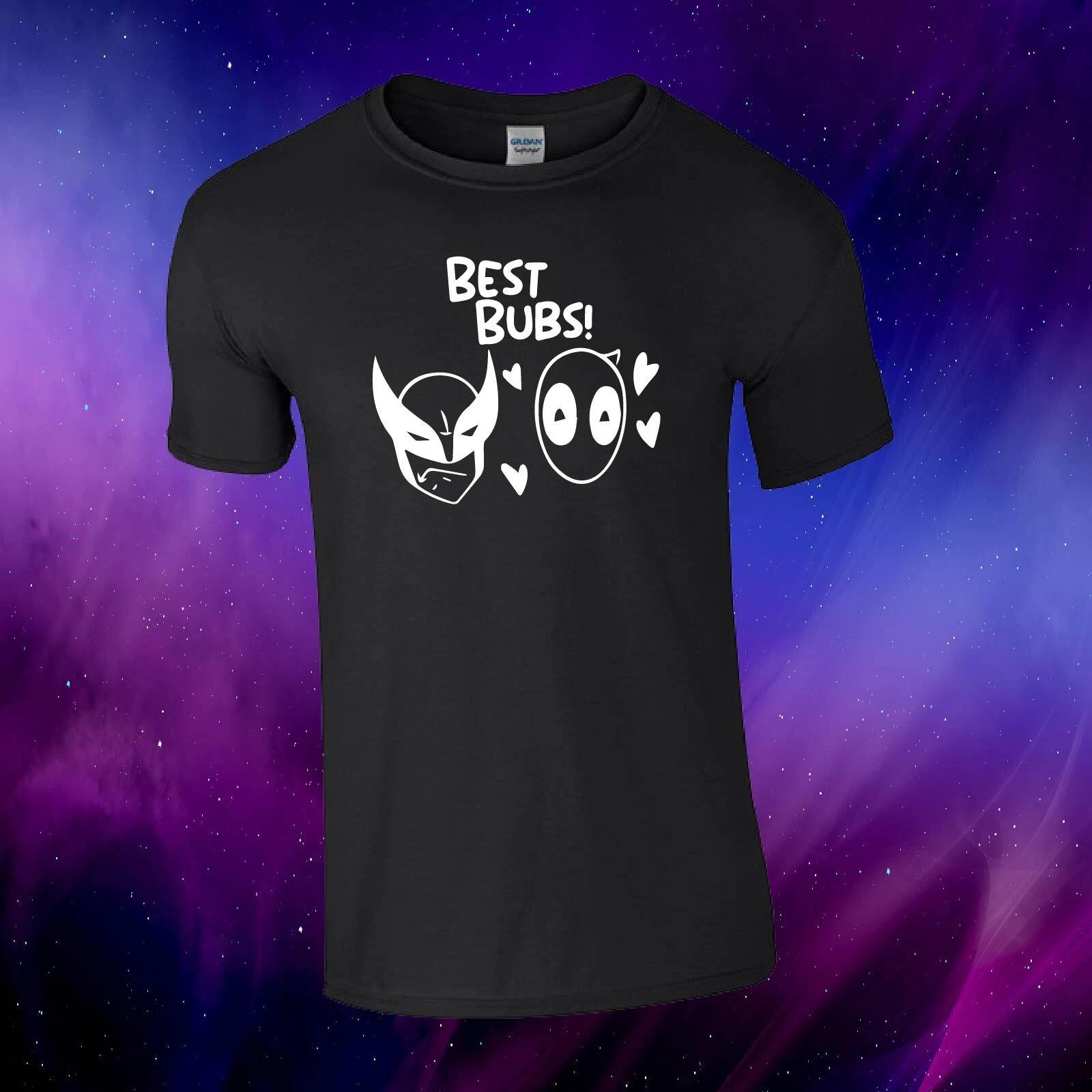 Best Bubs Deadpool Wolverine Inspired Superhero Gift Kids/Adults Top T-shirt 3XL