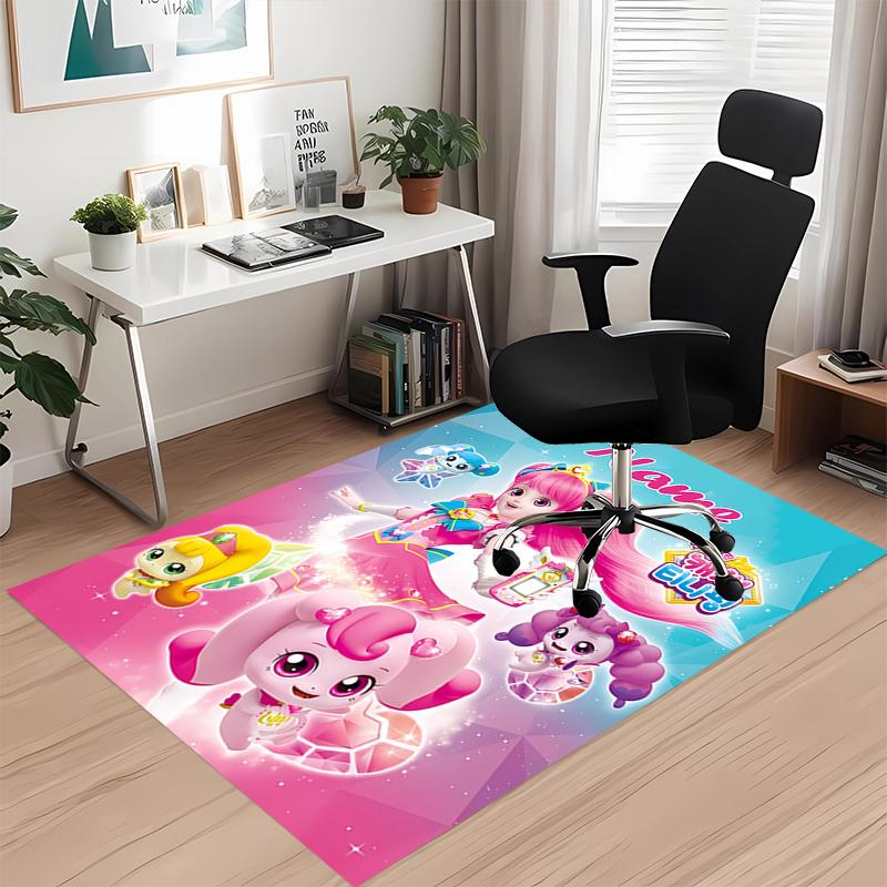 Custom Name Twinkle Catch Teenieping Printed Carpet, for Office Chair Living Room Bedroom Kitchen Room Decor Gifts.