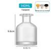 50-ml-Glas-Aromadiffusor mit breiter Öffnung & kreative Blumenvase aus Rattan, leere Duftflasche