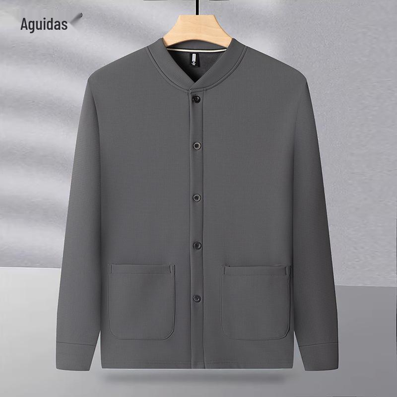 

Зимний кардиган на флисовой подкладке для мужчин среднего и пожилого возраста 3XL 170-190 jin