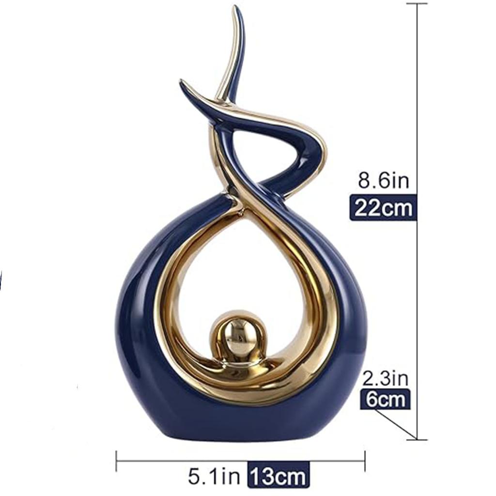 Decorațiune interioară Artă abstractă modernă Statuie ceramică Decorațiune masă Sufragerie Birou Miez Sufragerie Decorațiune cafea