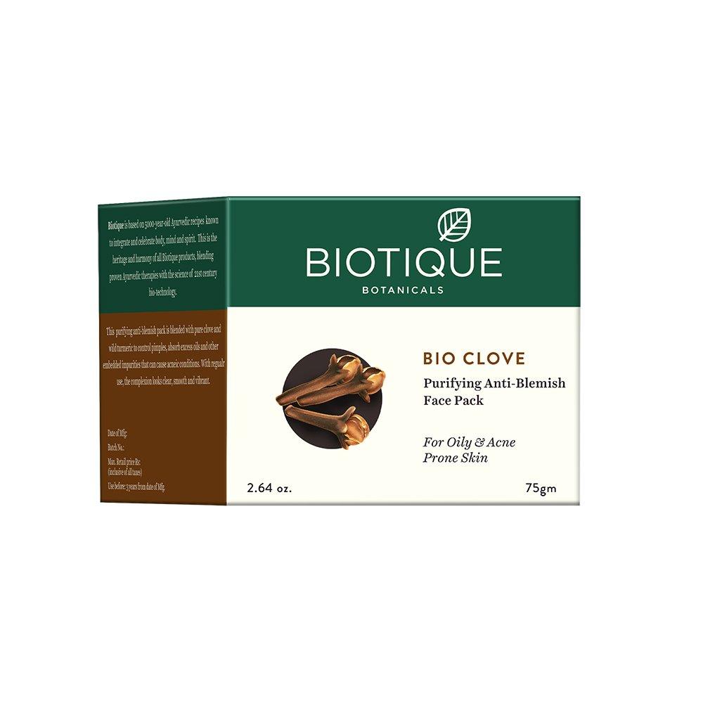 

Biotique Bio Clove Oil Control Маска для лица против угревой сыпи (75 г)