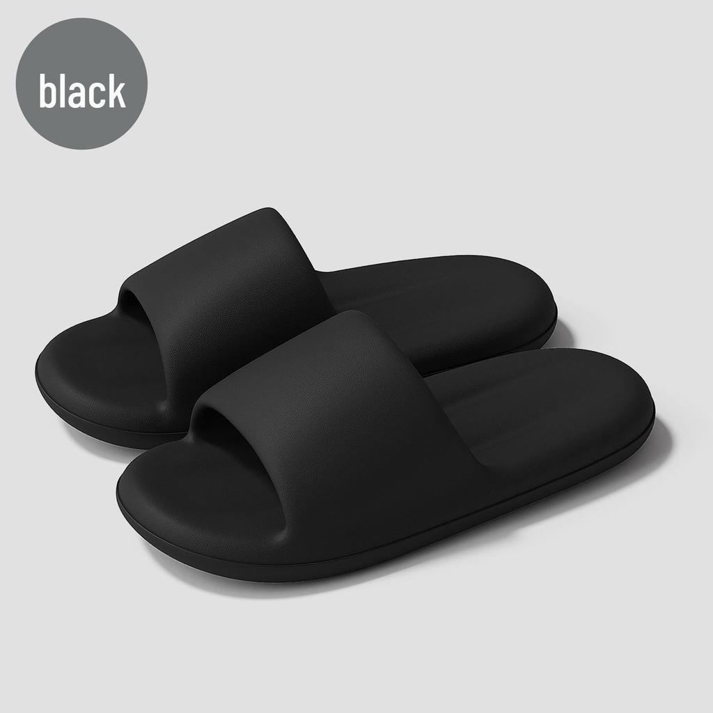 Kapcie EVA z miękką podeszwą: Wygodne, antypoślizgowe, na grubej podeszwie kapcie łazienkowe dla mężczyzn i kobiet, idealne na lato.