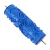 5in Rubber Pattern Paint Roller Beautiful Patterns Reusable Decorative Art Texture Roller Wall Patterned Rollers Stencil