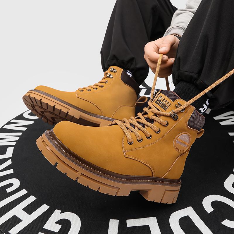 Fashion Men Classic Retro Motorcycle Ankle Boots Genuine Leather Western  Cowboy Men Boots High Quality Chelsea Anti-slip Wearable Shoes