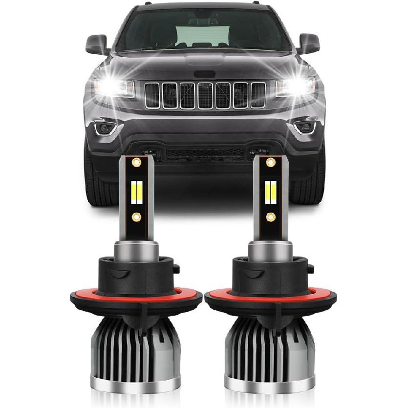 

Fit For Jeep Renegade 2015 2016 2017 2018 2019 2020 2021 2022 2023 Lights Bulbs, High Low Beam Car Lights, 20000LM 800% Bright 6000K White, Plug and