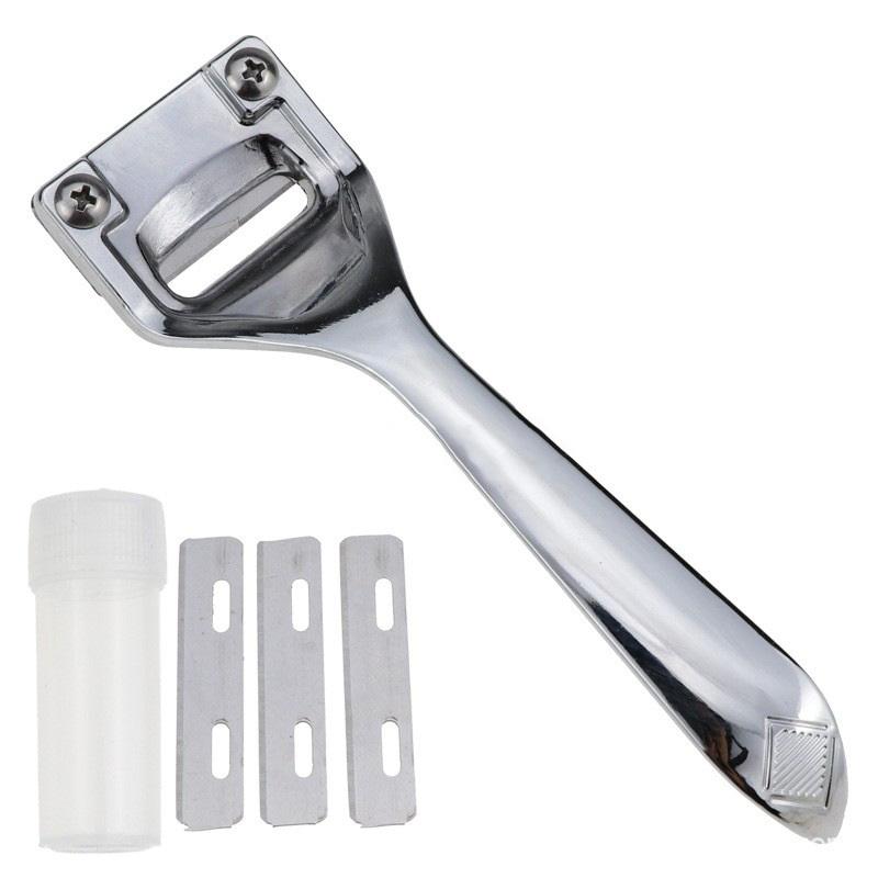 1 Set Leder-Skiving-Messer zum Ausdünnen von Leder, DIY-Ledergravur-Schneidwerkzeug, Professionelles Leder-Ausdünn- und Abziehwerkzeug