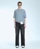 Sekeonmonollogeu Keyhole Round Short Sleeve Summer Knit Sky Blue Sekt006Skyblue