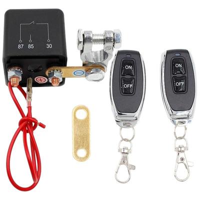 12V200A שלט רחוק כפול שלט רחוק למצבר רכב מתג ניתוק אלחוטי מערכת ניתוק חכמה
