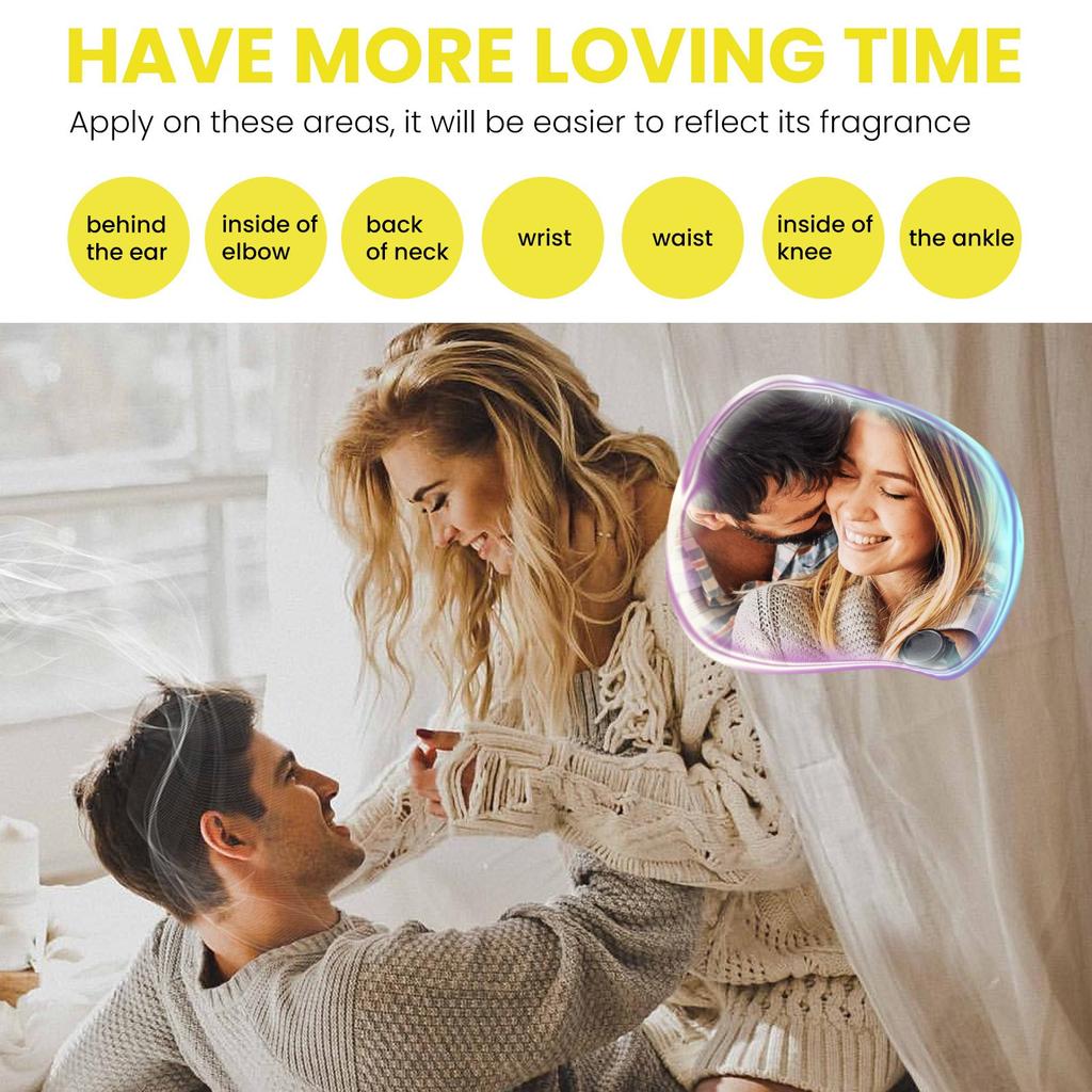 Feromonový tělový olej Parfém s dlouhotrvajícím uvolňováním Svěží a nedráždivý parfém pro páry Atmosphere 10 ml