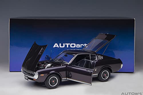 AUTOart 1/18 Scale Toyota Celica Liftback 2000GT (RA25) 1973 Dark Purple Metallic Finished Model