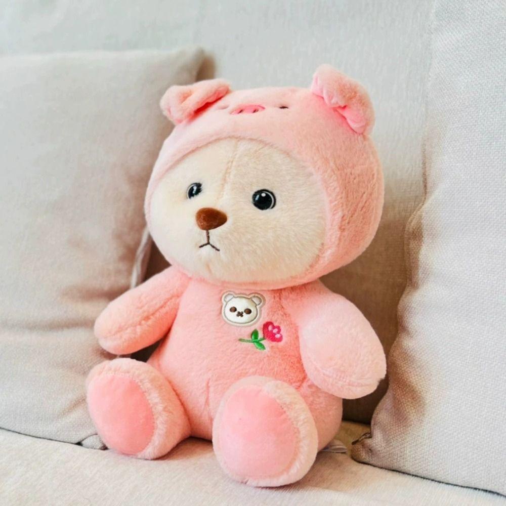PP Cotton Dinosaur Bear Plush Toy Dressed Transformed Into Bear Doll  Home Decor