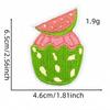 Cartoon Watermelon Embroidered Patch for Clothing & Bags - Heat Adhesive