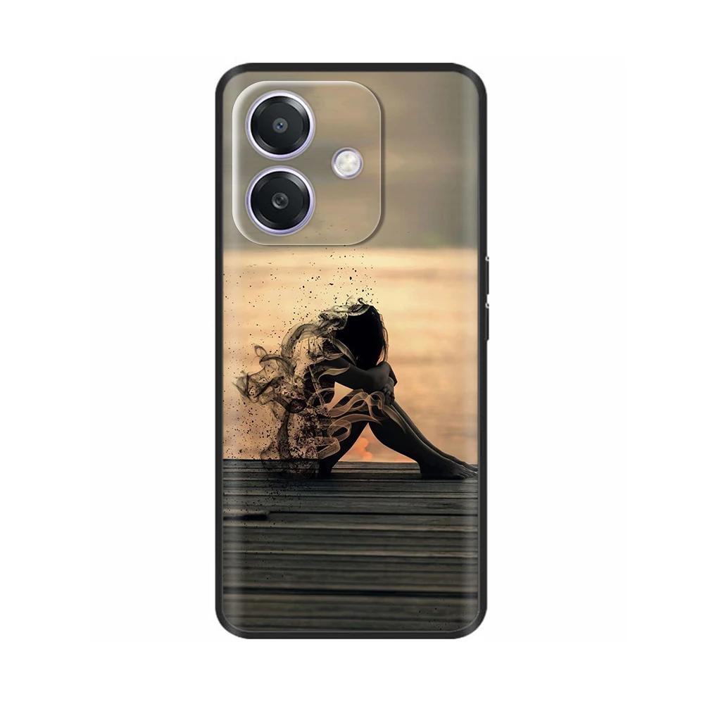 For Oppo A3X Case For Oppo A3 Cute Cover Silicon Soft Matte Phone Case For Oppo A3x CPH2681 OppoA3 Back Cover Coque Fundas Capa