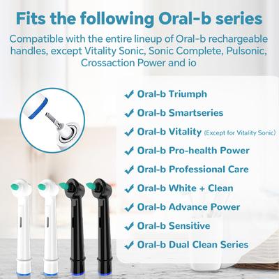 Interdentalbürstenköpfe Kompatibel mit Oral B Elektrischer Zahnbürste, Ersatzbürstenkopf für OralB Zwischenzahnreinigung