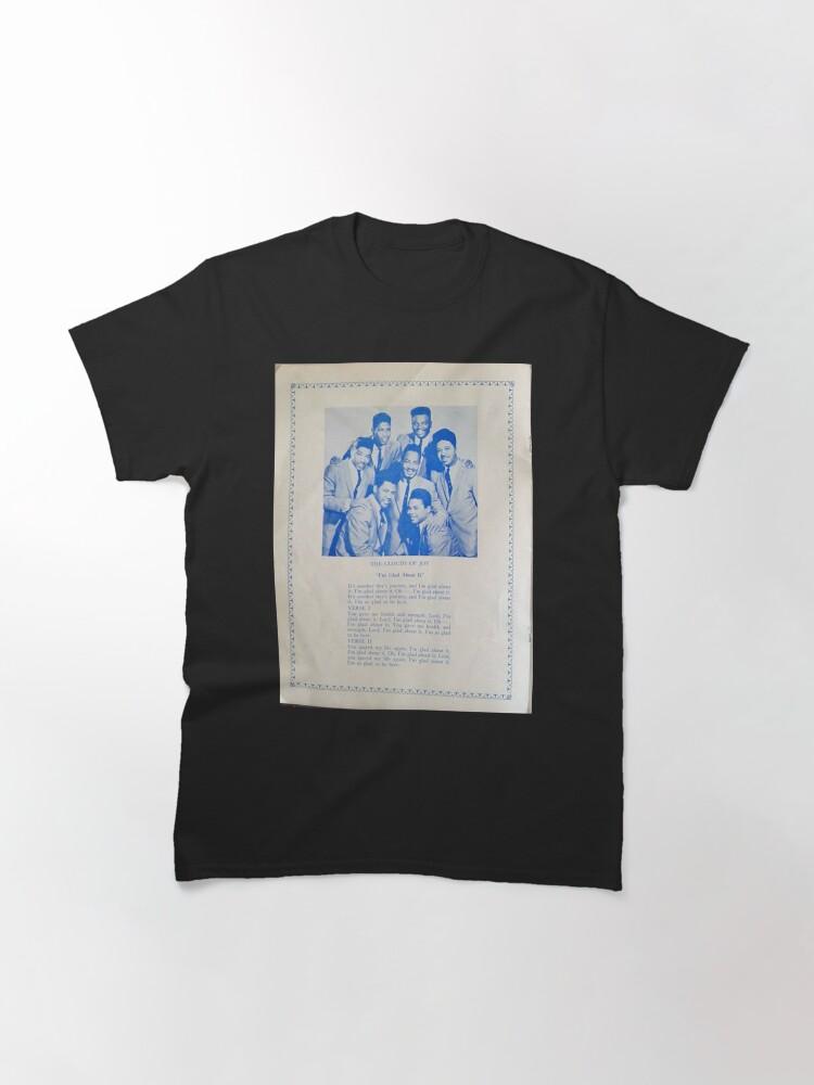 T-Shirt The Four Tops Clouds Of Joy Misto Cotone Nero Gospel