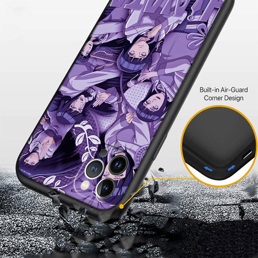 LO66 Naruto Hyuuga Hinata Soft Shell Phone Case for OPPO A3 Pro A72 A74 A76 A77 A77S A78 A79 A94 A95 A18 A40M A58