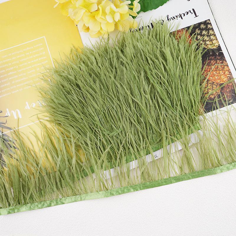 1M 10-13Cm Ostrich Feather Fringed Jewelry Handicrafts Clothing Decorative Accessories