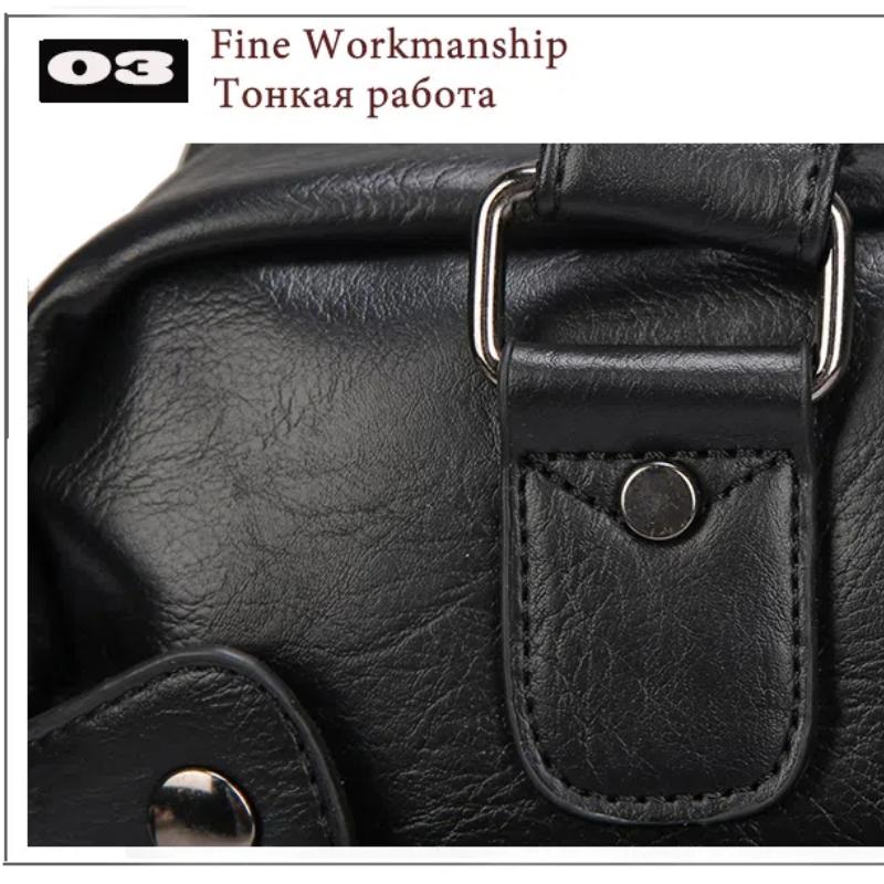 PU Leather Bag Business Famous Designer Bags Men Handbags Men's Travel Bags Laptop Briefcase Bag for Man