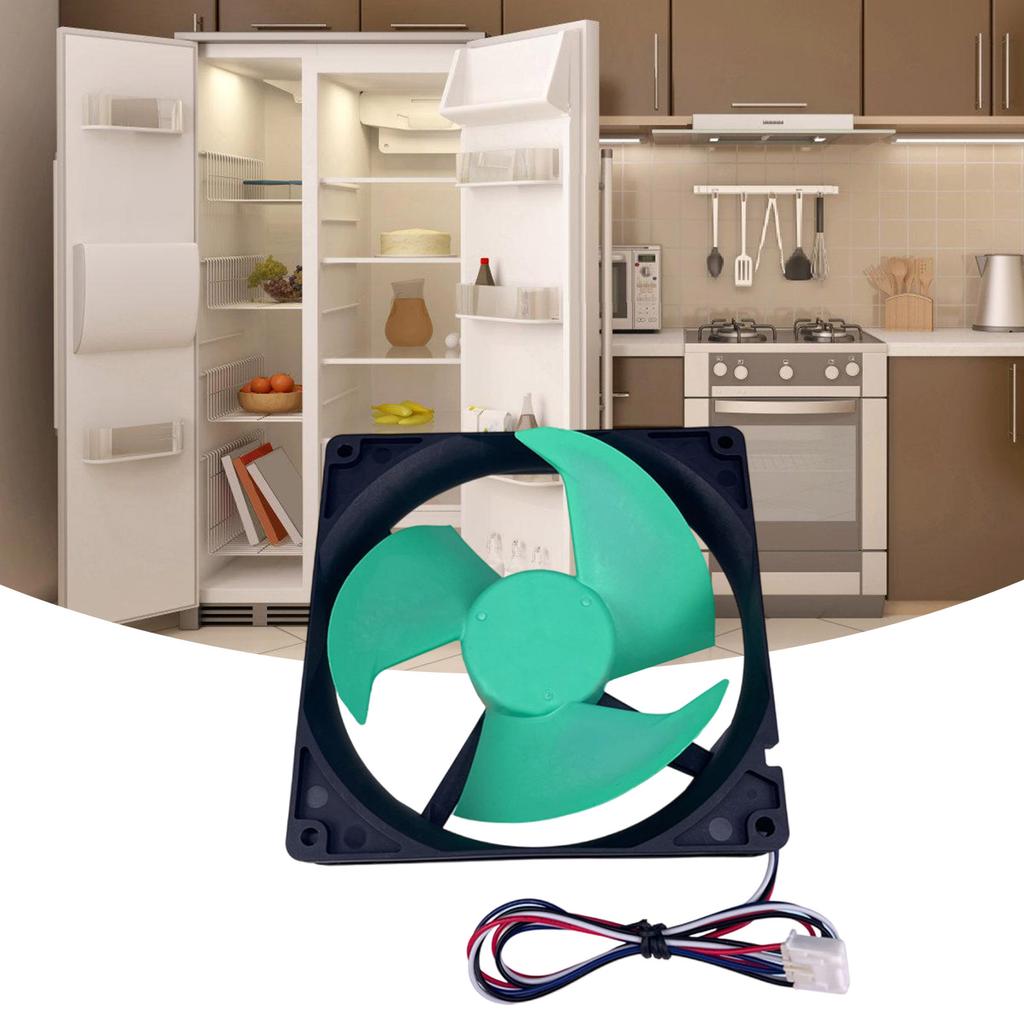 DC15V 0.24A Brushless Cooling Fan High Efficiency Quiet Condenser Fan Motor Assembly Replacement Part For Refrigerators