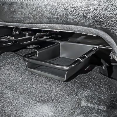 Organizador de Almacenamiento Delantero Debajo del Asiento para Jeep Wrangler JL JLU 2018-2025 y Gladiator JT 2020-2025 Caja de Almacenamiento Oculto Inferior Bandeja para Coche