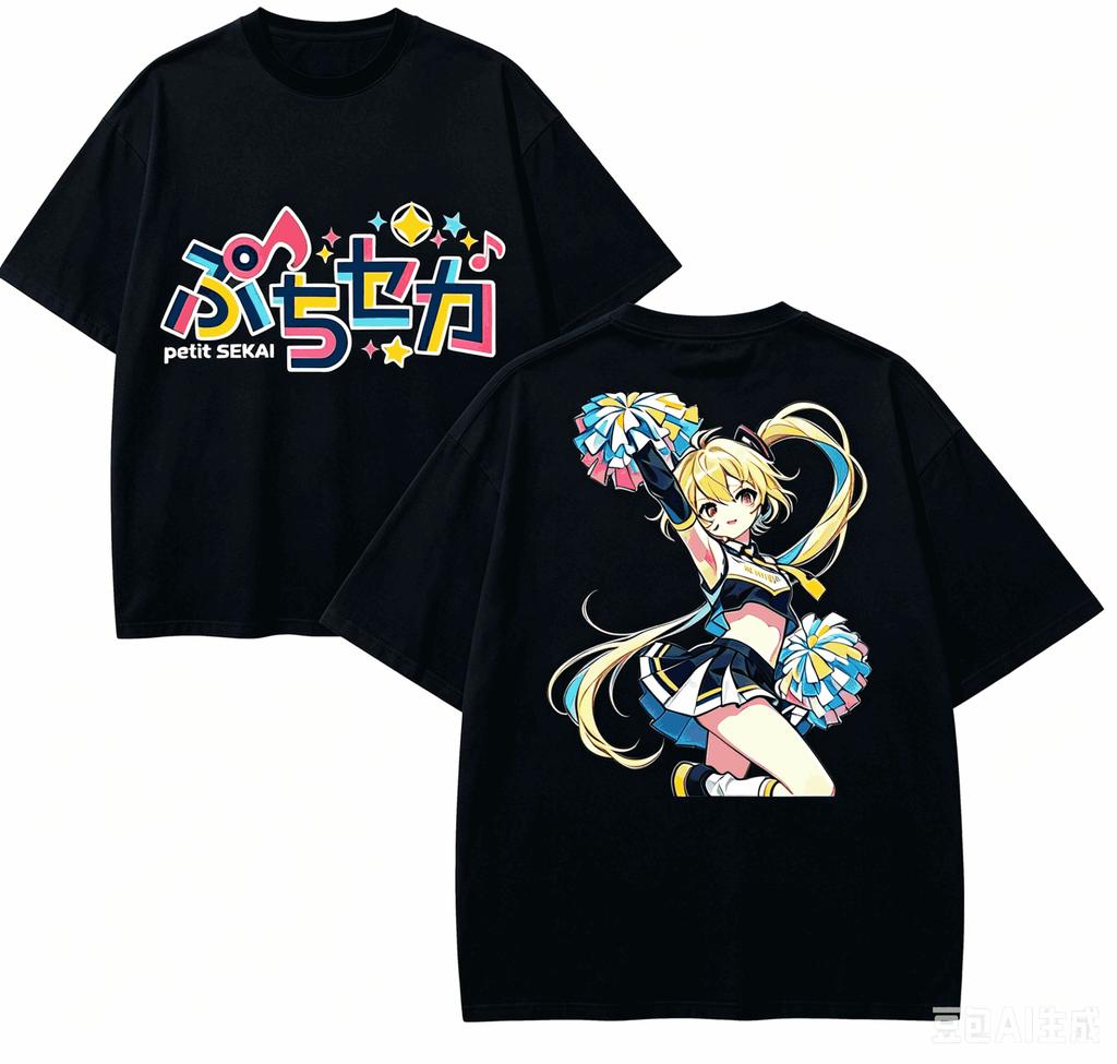 Project Sekai Colorful Stage Anime Lover TShirt Harajuku Cotton NewModel High Street Oversized Unisex Retro Fashion Couples