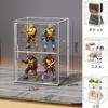 Clear Plastic Display for and Includes Magnetic and Easy 27cm Wide X 22cm Deep X 36cm Case, Stackable, Figures, Books, Toys, Figures, Shoes, Bags,