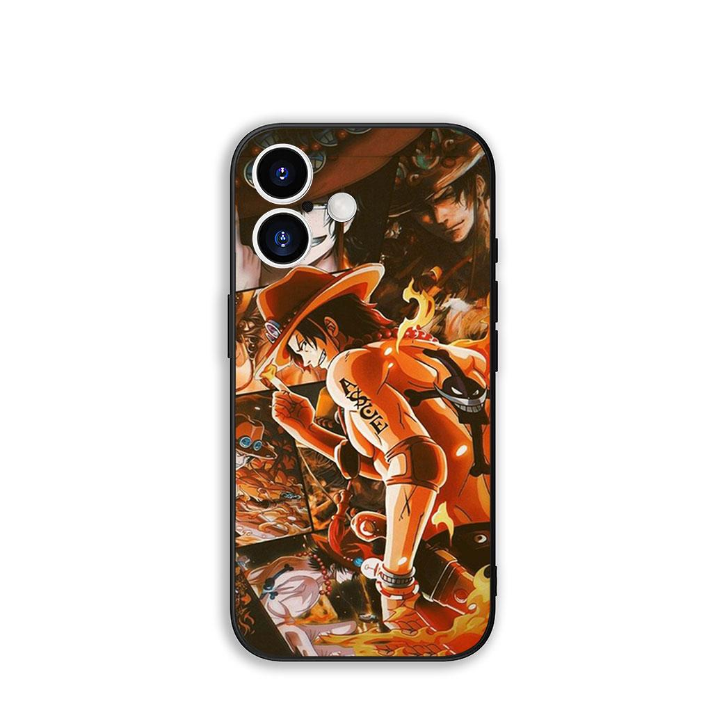 

Phone Cover Wallpaper Ace Luffy One Piece Casing for Apple iPhone 17 16 11 Pro XS Max XR 6 7 8 Plus + 16E SE 2020 Air 5 8+ Case iPhone 6