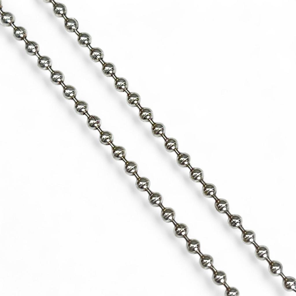 TIFFANY&Co. Necklace Oval Tag Long Silver SV925 Women Used